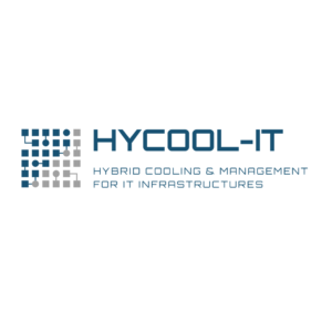 Logo of HYCOOL-IT, a company focusing on thermal management and energy optimisation for IT Rooms in tertiary buildings.