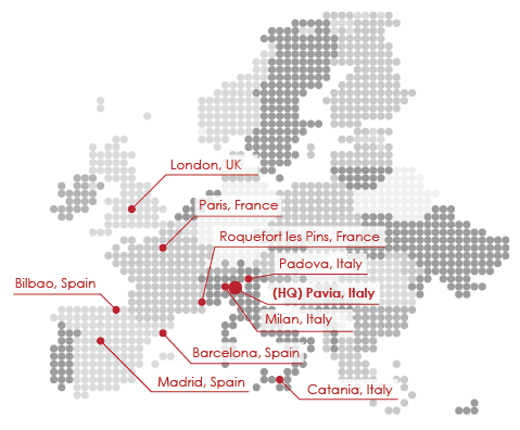 R2M branches and offices in Europe