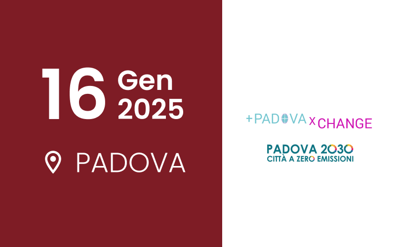 Evento finale +PadovaxChange - presentazione del gemello digitale per scenari di decarbonizzazione